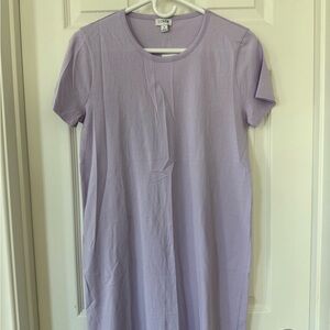J. Crew Soft Purple Tee Dress